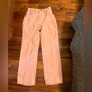 Vintage Wrangler Pink High-Rise Jeans – Rare Pastel Denim